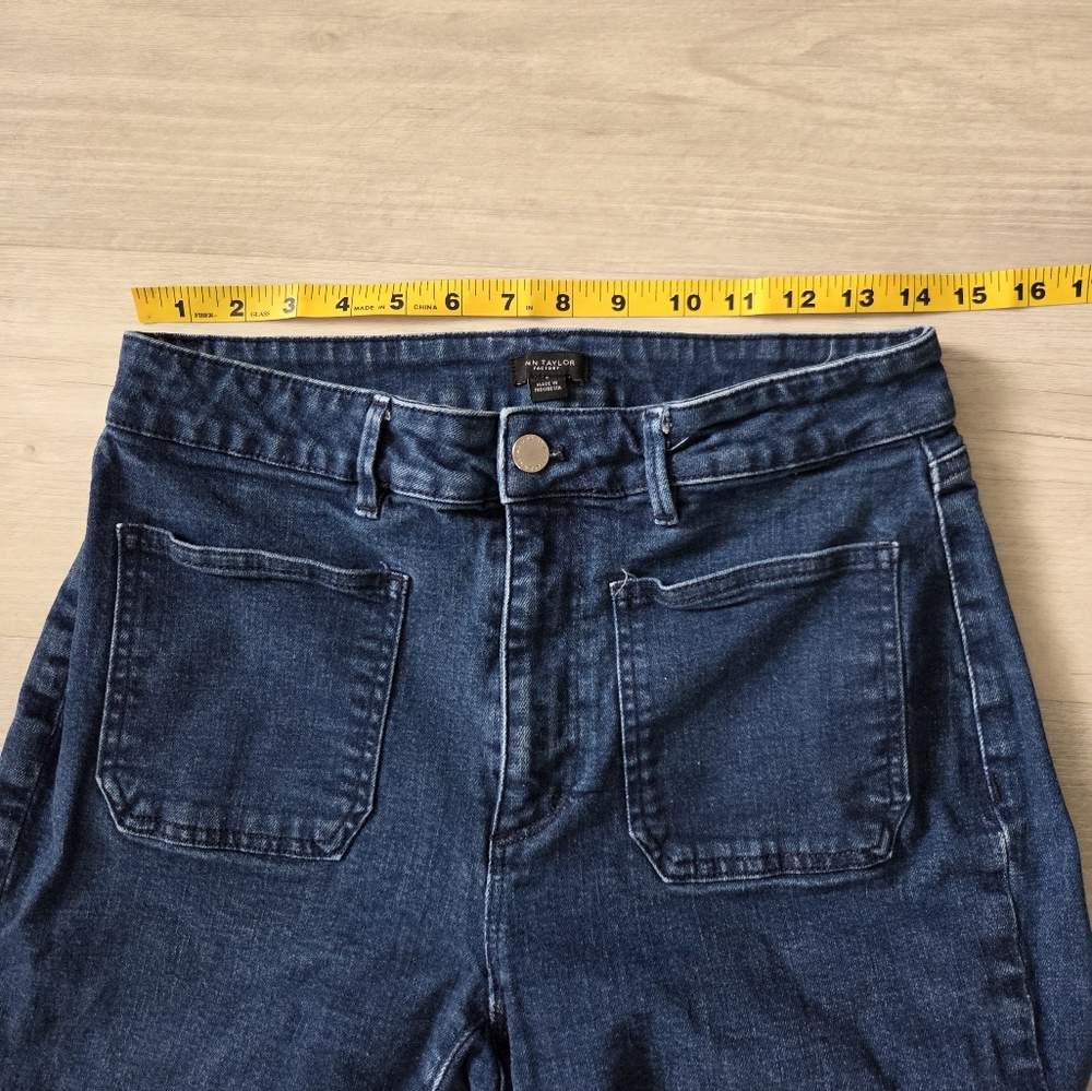 Ann Taylor Factory Classic Blue Women's Jeans - Picture 8 of 11
